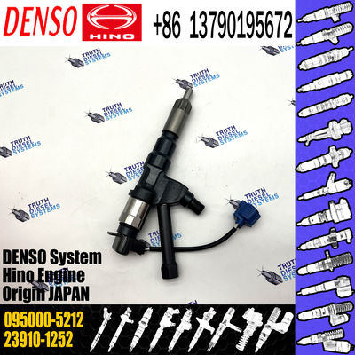 Injector 095000-5215 23670-E0351 23910-1252 23670-E0350 095000-5212 095000-5214 for HINO