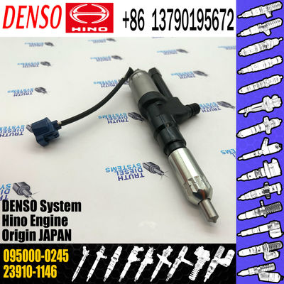 Common rail l injector 095000-0240, 095000-0244, 095000-0245 for HINO 23910-1145, 23910-1146, S2391-01146