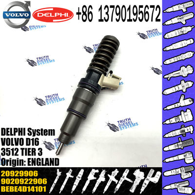 Diesel Fuel Injector 20929906 20780666 BEBE4D14101 20929906 for VOL Del-phy D12 D16 A40E BEBE4D14101