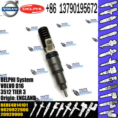 Direct Sale Diesel Fuel Injector 20929906 9020922906 BEBE4D14101 For VOL D16 3512 TIER 3