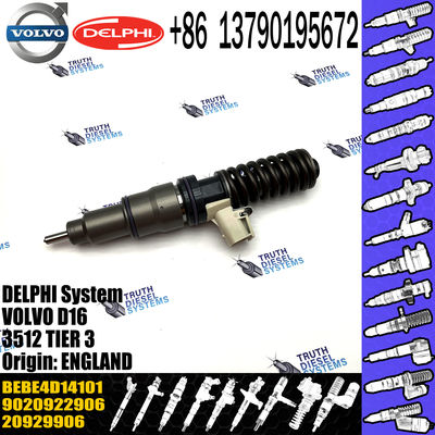 Direct Sale Diesel Fuel Injector 20929906 9020922906 BEBE4D14101 For VOL D16 3512 TIER 3