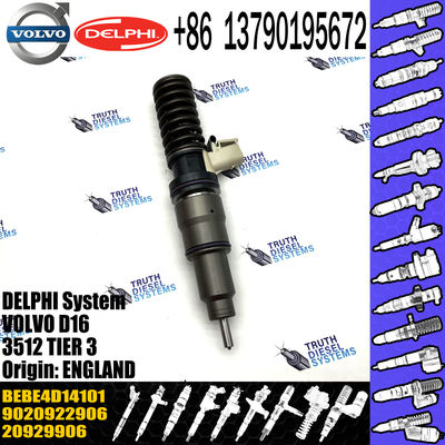 Direct Sale Diesel Fuel Injector 20929906 9020922906 BEBE4D14101 For VOL D16 3512 TIER 3