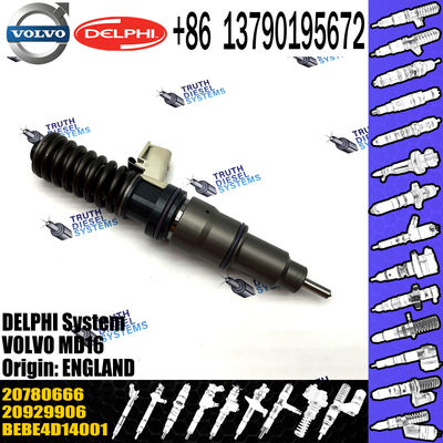 New Diesel Fuel Injector 20929906 20780666 BEBE4D14101 20929906 for VOL Del-phy D12 D16 A40E BEBE4D14101
