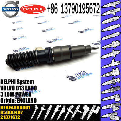 Fuel Injector 21371672, 21340611for VOL FM400 EC380 EC480 FH12 FM12 D13D D13A Common rail injector21340611 BEBE4D08001