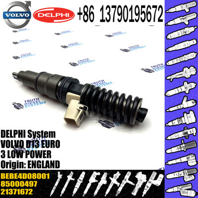 Fuel Injector 21371672, 21340611for VOL FM400 EC380 EC480 FH12 FM12 D13D D13A Common rail injector21340611 BEBE4D08001