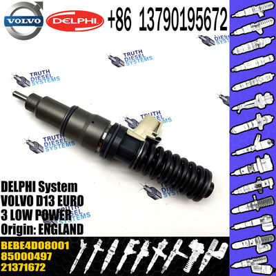 Fuel Injector 21371672, 21340611for VOL FM400 EC380 EC480 FH12 FM12 D13D D13A Common rail injector21340611 BEBE4D08001