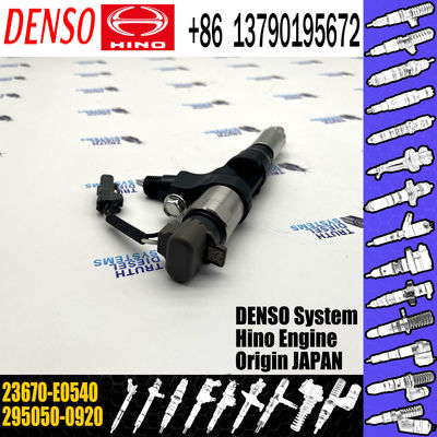 295050-0920 Hino Fuel Injectors Nozzle 23670-E0540 ISO Certificate