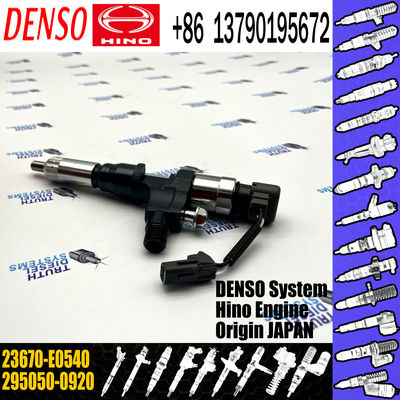 295050-0920 Hino Fuel Injectors Nozzle 23670-E0540 ISO Certificate