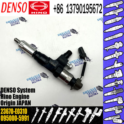 23670-E0310 23670-E0311 Denso Diesel Fuel Injectors HINO J05D
