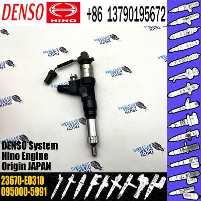 23670-E0310 23670-E0311 Denso Diesel Fuel Injectors HINO J05D
