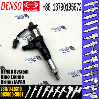 23670-E0310 23670-E0311 Denso Diesel Fuel Injectors HINO J05D