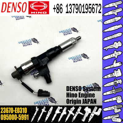 23670-E0310 23670-E0311 Denso Diesel Fuel Injectors HINO J05D