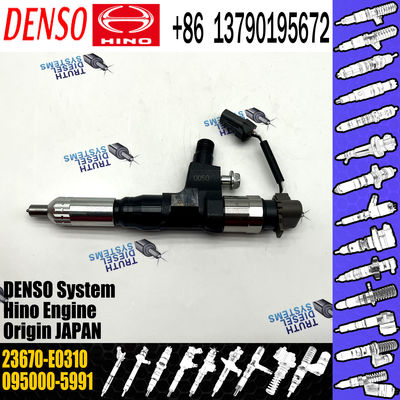 23670-E0310 23670-E0311 Denso Diesel Fuel Injectors HINO J05D