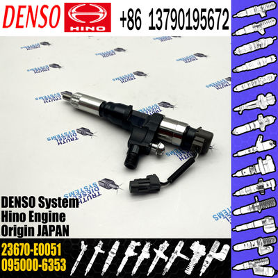 095000-6353 DENSO Diesel Injector Common Rail Fuel Injector HINO J05E