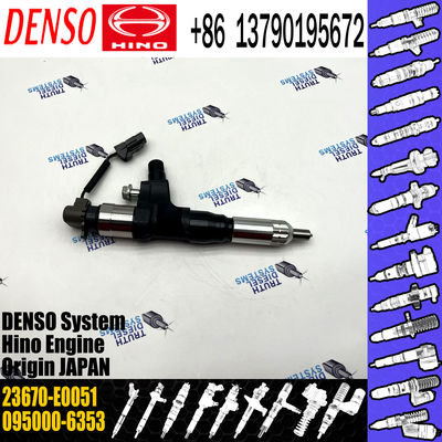 095000-6353 DENSO Diesel Injector Common Rail Fuel Injector HINO J05E