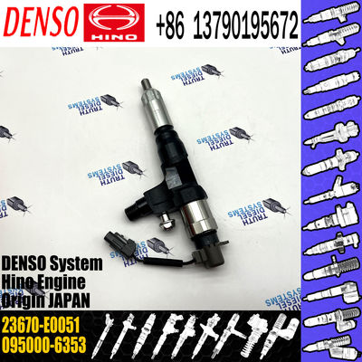 095000-6353 DENSO Diesel Injector Common Rail Fuel Injector HINO J05E