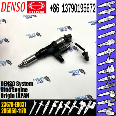 295050-1170 DENSO Diesel Injector ISO 095000-6750 For HINO 23670-E0030