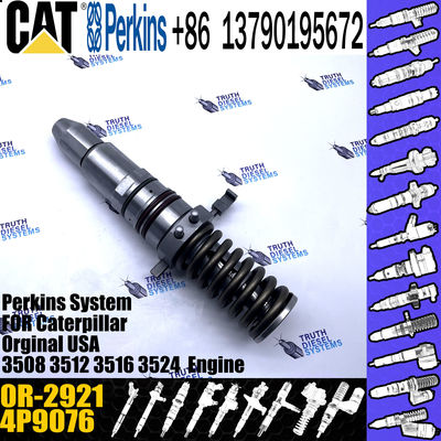 Hot sale fuel common rail injector 4P-9076 4P9076 0R-2921 for Caterpillar Engine 3512 3516 3508