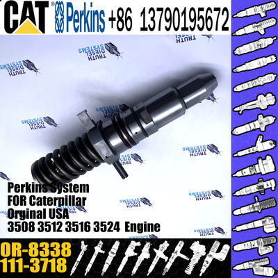 Common Rail Diesel Fuel Injector 111-3718 1113718 0R-8338 For CAT Engine 3508/3512/3516