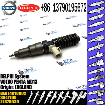 High Quality 4 pin Diesel Fuel Injector 3801369 Common Rail Injector BEBE4D18002 For VOL Truck PENTA MD13