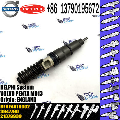 High Quality 4 pin Diesel Fuel Injector 3801369 Common Rail Injector BEBE4D18002 For VOL Truck PENTA MD13