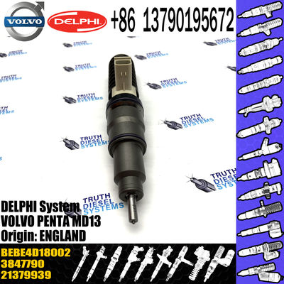 High Quality 4 pin Diesel Fuel Injector 3801369 Common Rail Injector BEBE4D18002 For VOL Truck PENTA MD13