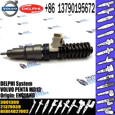 High Quality 4 pin Diesel Fuel Injector 3801369 Common Rail Injector BEBE4D18002 For VOL Truck PENTA MD13