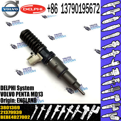 High Quality 4 pin Diesel Fuel Injector 3801369 Common Rail Injector BEBE4D18002 For VOL Truck PENTA MD13