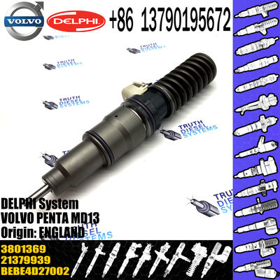 High Quality 4 pin Diesel Fuel Injector 3801369 Common Rail Injector BEBE4D18002 For VOL Truck PENTA MD13