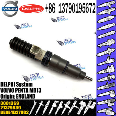 High Quality 4 pin Diesel Fuel Injector 3801369 Common Rail Injector BEBE4D18002 For VOL Truck PENTA MD13
