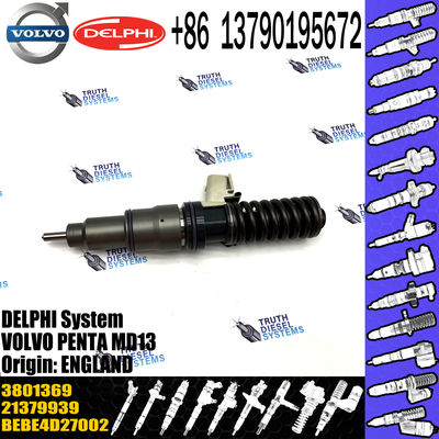 High Quality 4 pin Diesel Fuel Injector 3801369 Common Rail Injector BEBE4D18002 For VOL Truck PENTA MD13