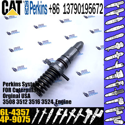 Hot sell brand new 6L4357 6L-4357 common rail diesel fuel injector for Caterpillar 3508 3512 3516 3524 Engine CAT inject