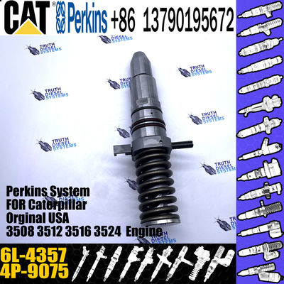 Hot sell brand new 6L4357 6L-4357 common rail diesel fuel injector for Caterpillar 3508 3512 3516 3524 Engine CAT inject