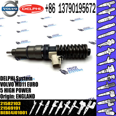 diesel fuel injector 21569191 21207143 7421207143 21582103 for VOL TRUCKS D11C common rail injector 21569191 BEBE4J000