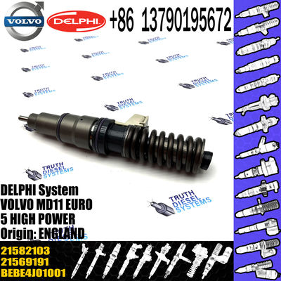 diesel fuel injector 21569191 21207143 7421207143 21582103 for VOL TRUCKS D11C common rail injector 21569191 BEBE4J000