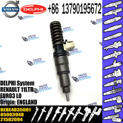 21582094 BEBE4D35001 Diesel Fuel Injector For VOL TRUCK  11LTR EURO3 LO E3.18 7421582094 21644596 85003948