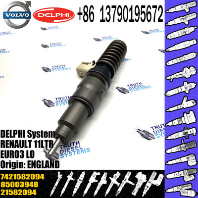 Diesel Fuel Injector 21644596 7421582094 7421644596 21582094 21644596 85003948 BEBE4D35001 For  11LTR EURO3 LO