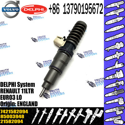 Diesel Fuel Injector 21644596 7421582094 7421644596 21582094 21644596 85003948 BEBE4D35001 For  11LTR EURO3 LO