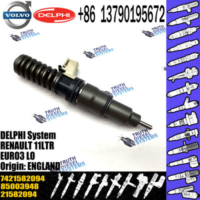 Diesel Fuel Injector 21644596 7421582094 7421644596 21582094 21644596 85003948 BEBE4D35001 For  11LTR EURO3 LO