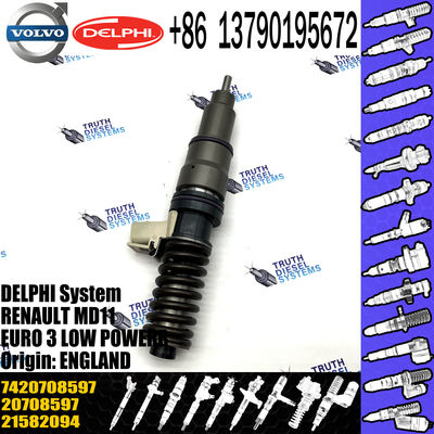 Diesel Fuel Injector 21644596 5001867216 7420708597 20708597 BEBE4D04001 For  MD11 EURO 3 LOW POWER