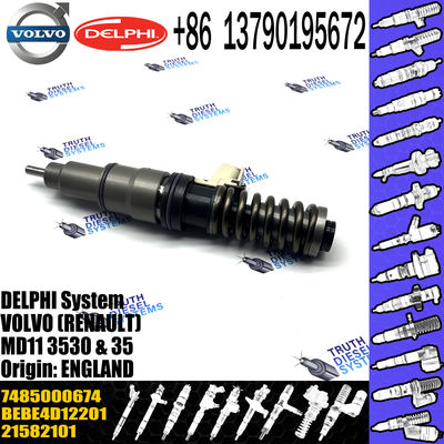 Diesel Fuel Injector 21582101 BEBE4D12201 7485000674 for VOL () MD11