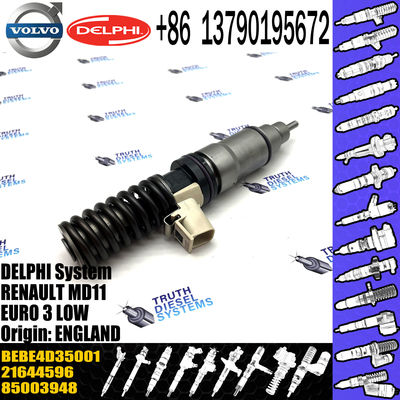 Diesel Fuel Injector 21644596 7421582094 7421644596 21582094 21644596 85003948 BEBE4D35001 For  11LTR EURO3 LO