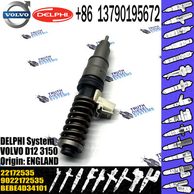 High Quality Diesel Fuel Injector 22172535 9022172535 BEBE4D34101 For VOL D12 3150