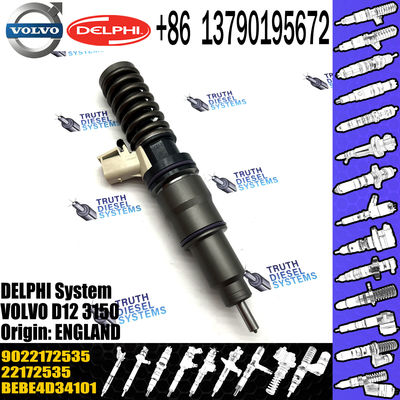 22172535 Diesel Fuel Injector For 9.5 MM BORE L209PBC E3.18 / VOL TRUCK D12 3150, 22172535 BEBE4D34101 9022172535