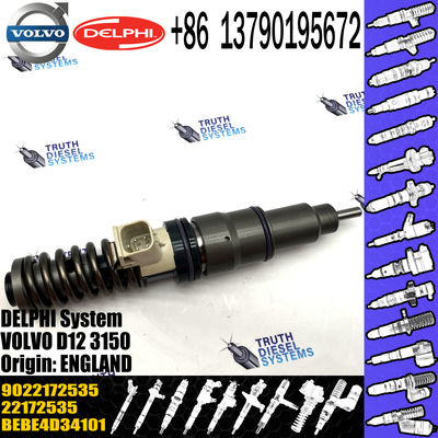 22172535 Diesel Fuel Injector For 9.5 MM BORE L209PBC E3.18 / VOL TRUCK D12 3150, 22172535 BEBE4D34101 9022172535