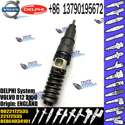 22172535 Diesel Fuel Injector For 9.5 MM BORE L209PBC E3.18 / VOL TRUCK D12 3150, 22172535 BEBE4D34101 9022172535