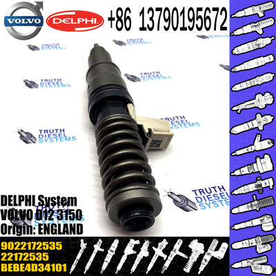 22172535 Diesel Fuel Injector For 9.5 MM BORE L209PBC E3.18 / VOL TRUCK D12 3150, 22172535 BEBE4D34101 9022172535