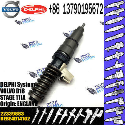 High Quality Diesel Fuel Electronic Unit Injector BEBE4D14102 22339883 for VOL D16 STAGE 111A