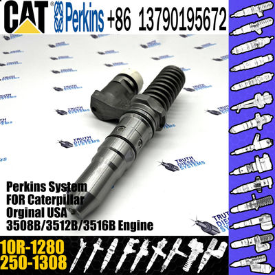 Hot sale fuel common rail injector 250-1308 2501308 10R-1280 for Caterpillar Engine 3512B 3516B
