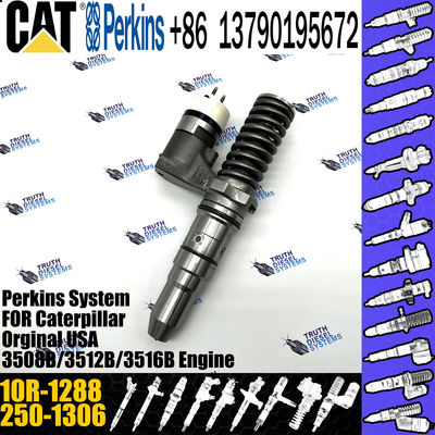Hot sale fuel common rail injector 250-1306 2501306 10R-1288 for Caterpillar Engine 3508B 3512B 3516B